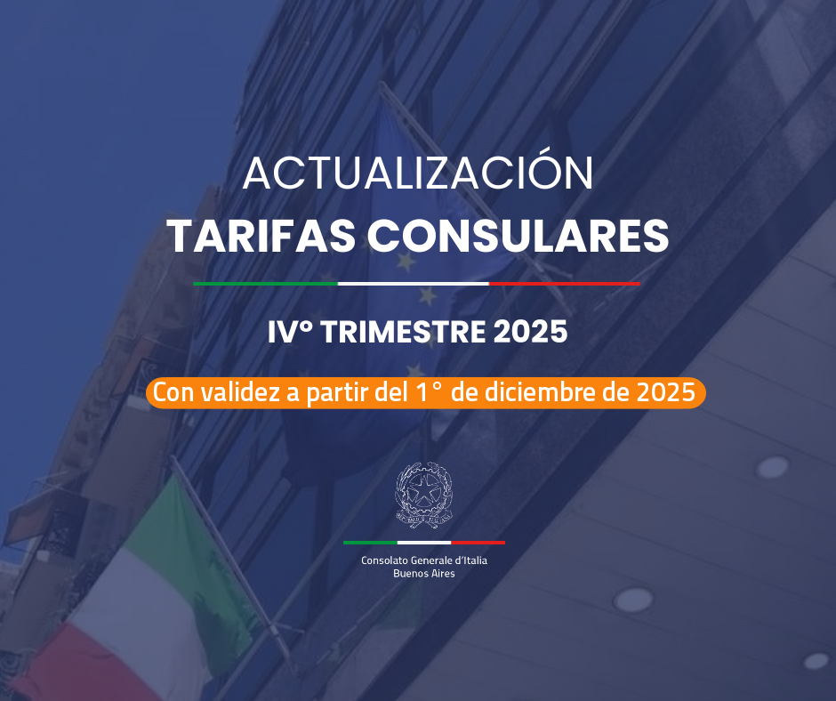 actualizacion tarifas consulares IV