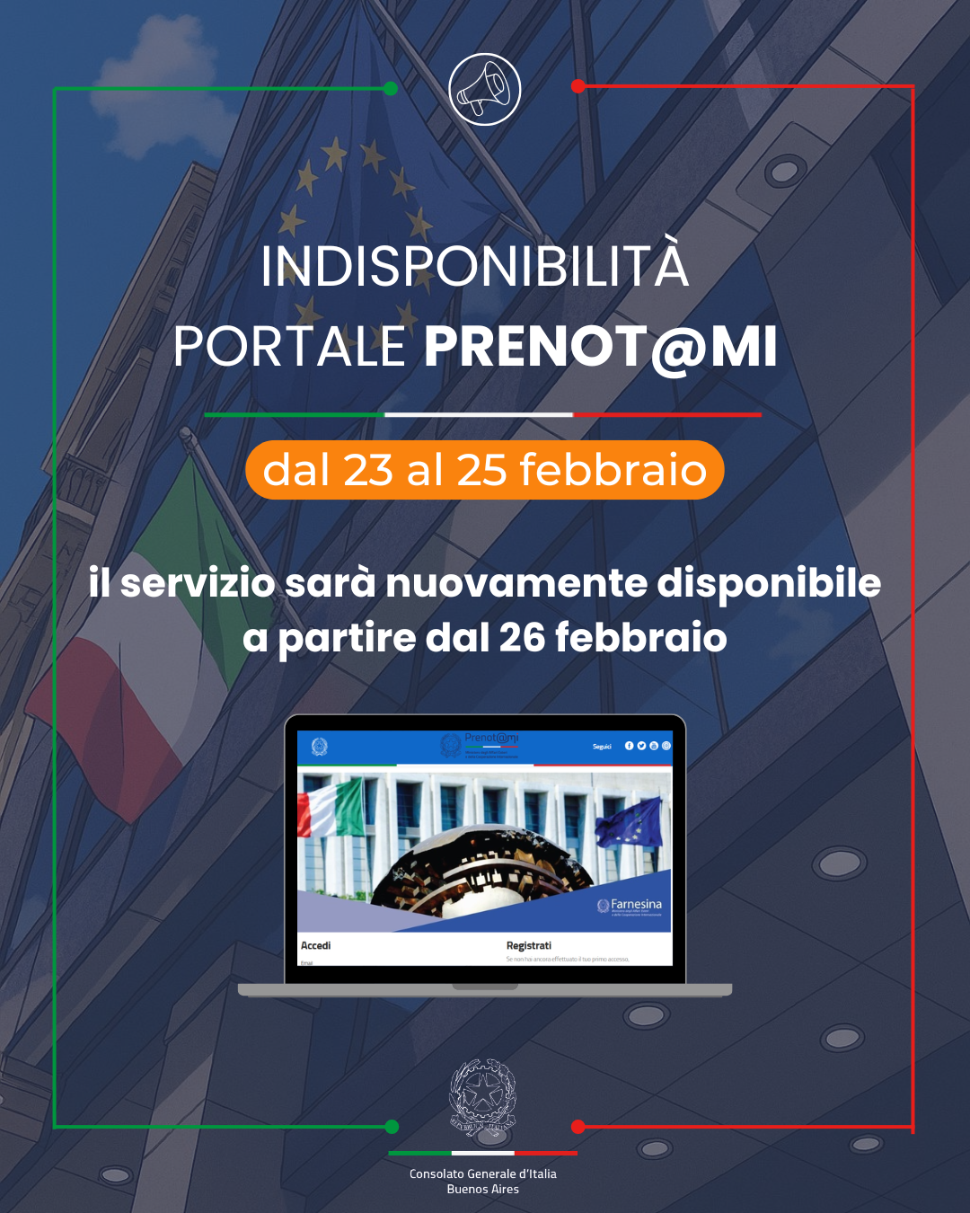 Non funzionamento Prenotami