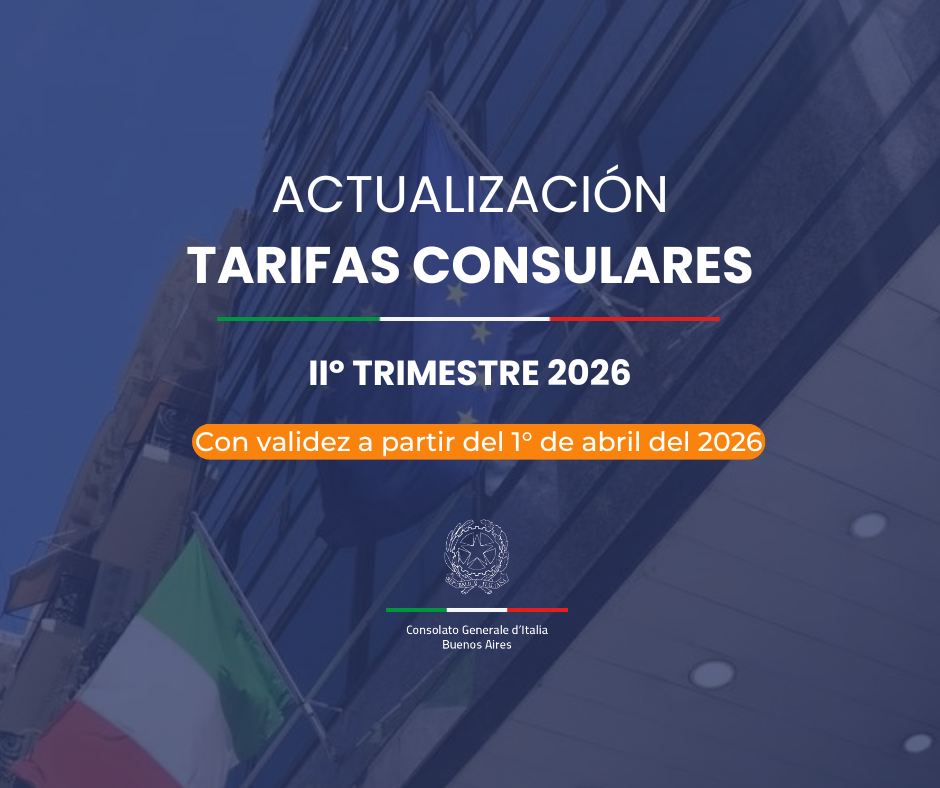 actualizacion tarifas consulares